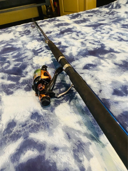 OCCASION Ensembles Canne/moulinet Daiwa Carbon « Big Fish» 3,60 m 250-500gr